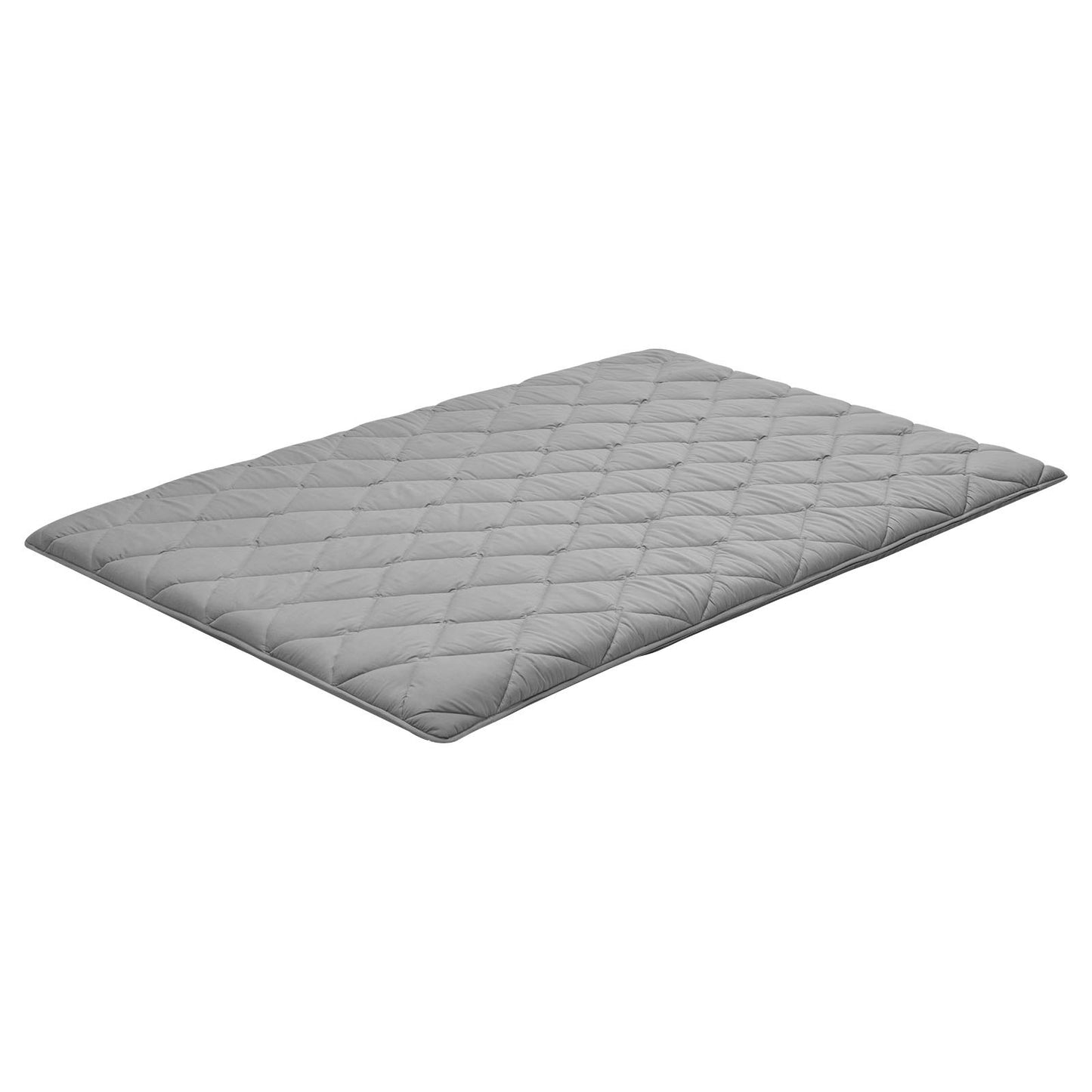 Japanese Tatami Mat, Full Size Foldable Japanese Tatami Mattress, Futon Mattress with Storage Bag & Fastener, 9-Layer Floor Mat for Sleeping, Dorm, Meditation, Yoga, 2032 x 1372 x 89 mm, Gray