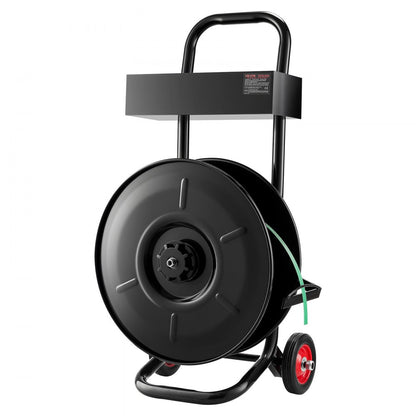 Banding Strapping Cart, Fit for PET / PP / Polyester Strapping Coils with 20.3 cm Core Size, Heavy Duty Strapping Dispen