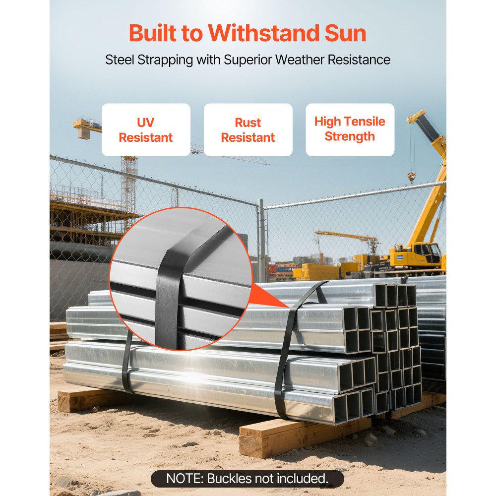 Steel Strapping Coil 19 mm x 55 mm x 91 m Metal Banding Strap