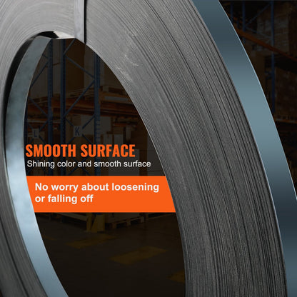 Heavy-Duty Steel Strapping Roll 19mm x 0.55mm x 500m, 770kg Capacity