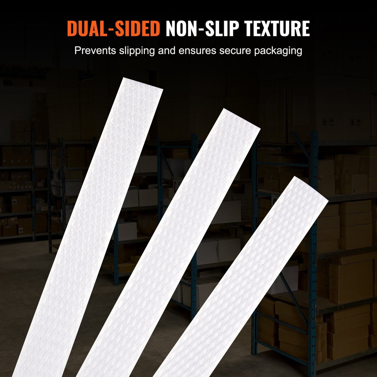 Heavy-Duty PP Strapping Roll 12.7 mm x 0.8 mm x 3000 m, 110 kg Capacity