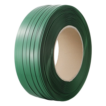 Heavy-Duty 15.9mm x 0.8mm x 1200m PET Strapping Roll, 450kg Capacity, Green