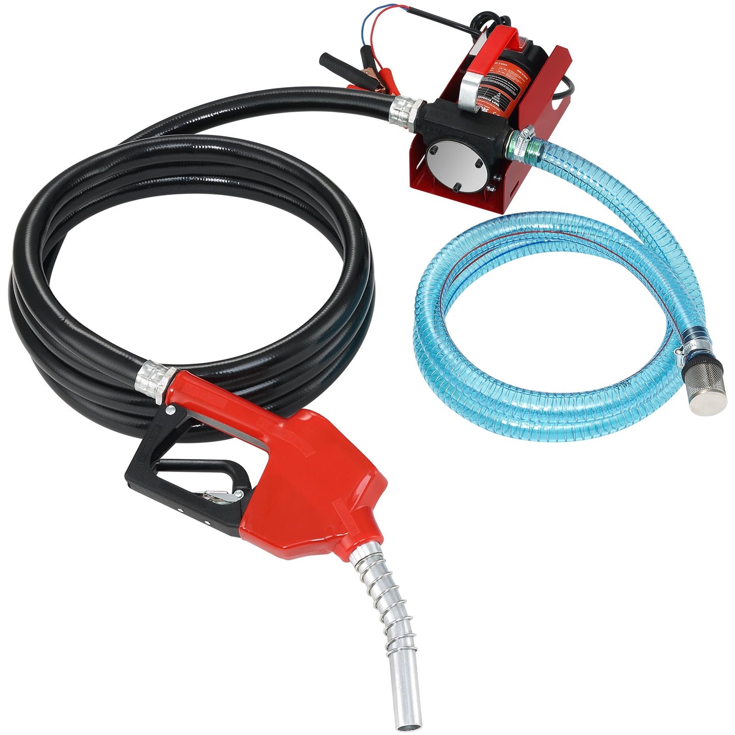 VEVOR Fuel Transfer Pump, 12V DC, 10 GPM, 8 m Lift, Portable Electric Diesel Transfer