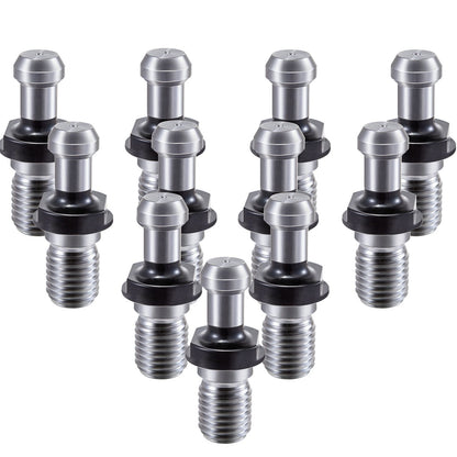 11-Piece CAT 40 Retention Knob Set, 58mm, 45° Angle for CNC Tool Holders