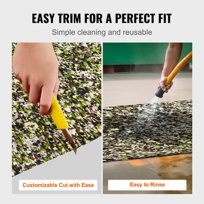 VEVOR Boat Flooring, EVA Foam Boat Decking 94.5" x 23.6", Non-Slip Self-Adhesive