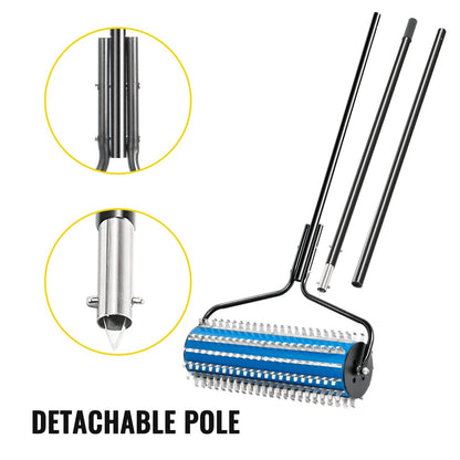 Roller Lake Weed Cutter with 3.65m Rake for Aquatic Landscaping and Beach Cleaning