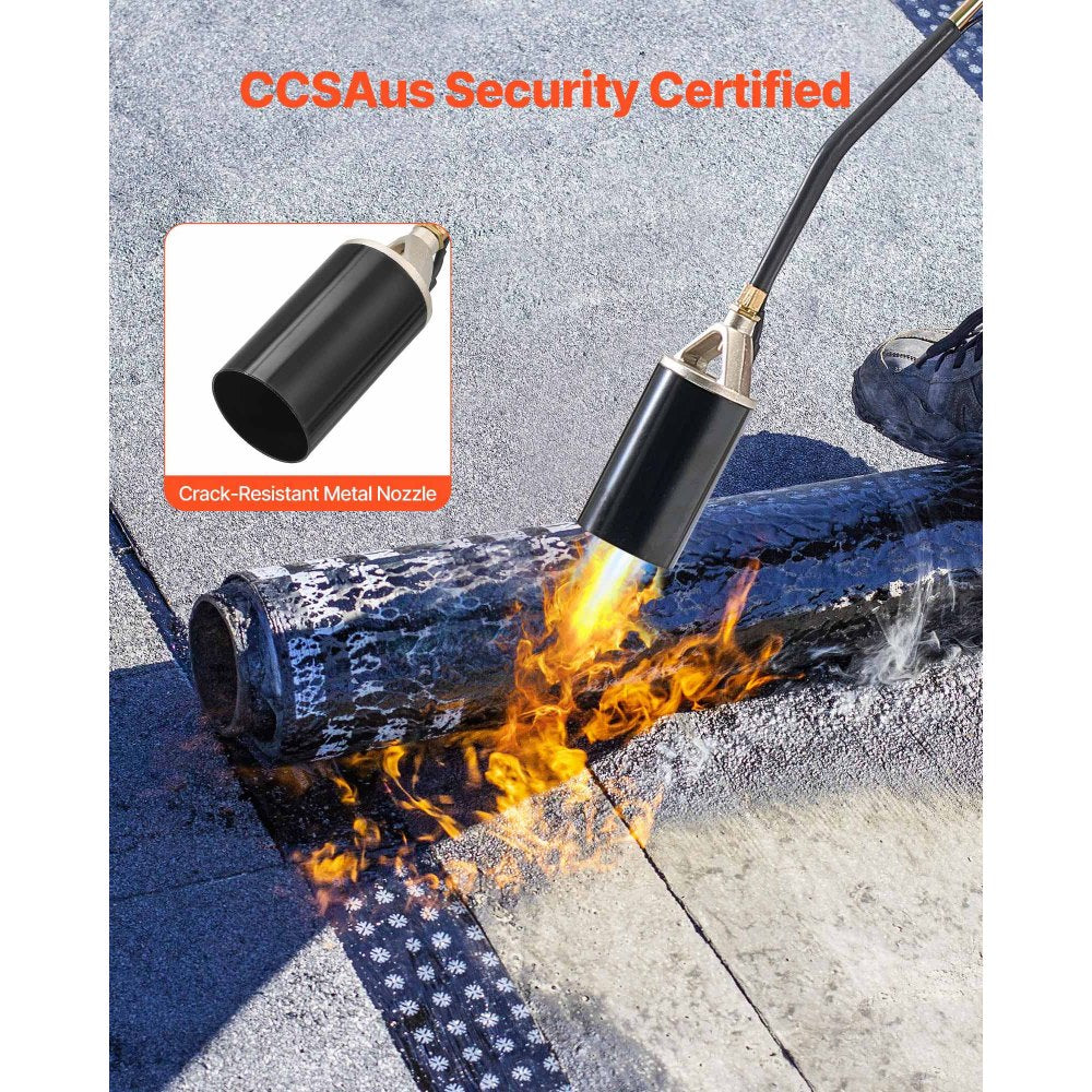 Propane Weed Torch Burner Ice Snow Melter 1800000 BTU 3 m Hose Blow Torch
