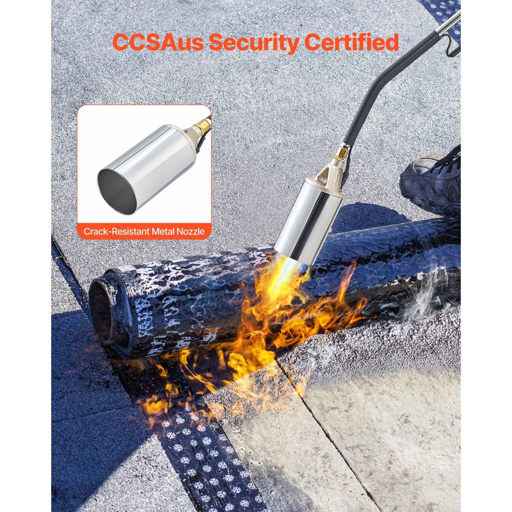 Propane Weed Torch Burner Ice Snow Melter 1800000 BTU 3 m Hose Portable