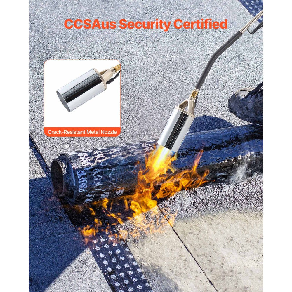 Propane Weed Torch Burner Ice Snow Melter 2400000 BTU 3 m Hose Portable