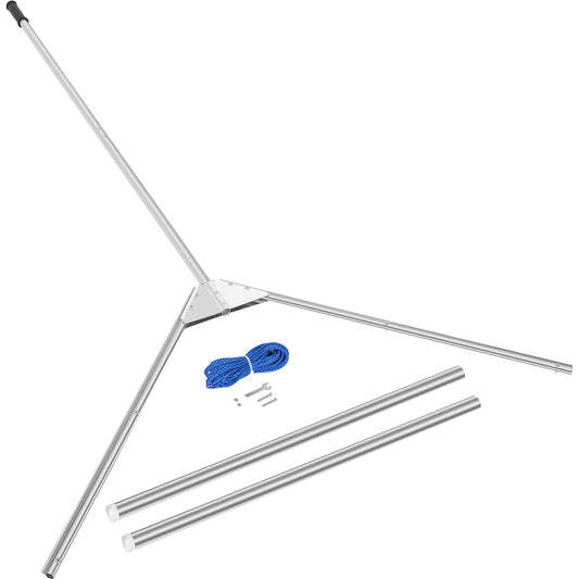 VEVOR Aquatic Weed Cutter, 30\" Cutting Path Water Grass Cutter, Stainless Steel