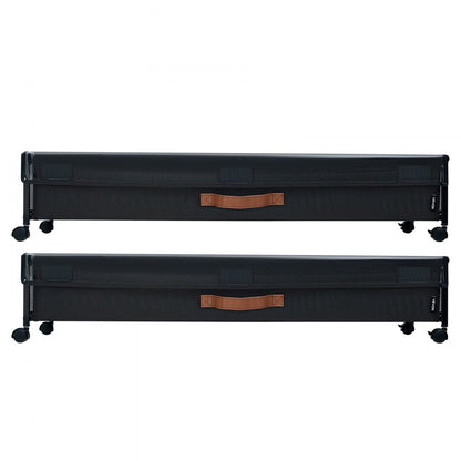 Under Bed Storage with Wheels 915x460x185 mm Rolling Storage Bags 2 Pack