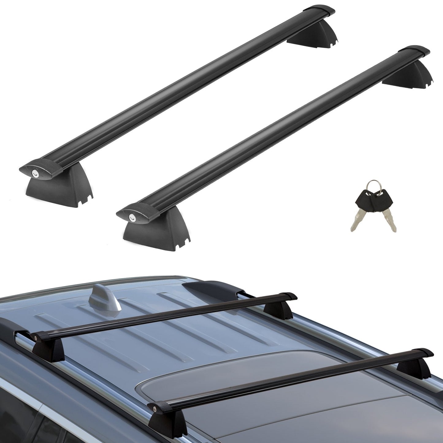 Aluminum Roof Rack Crossbar for Jeep Grand Cherokee 2011-2021 with Lock