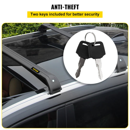 VEVOR Roof Rack Cross Bars for Hyundai Tucson 2016 2017 2018 2019 2021, 330LBS Capacity