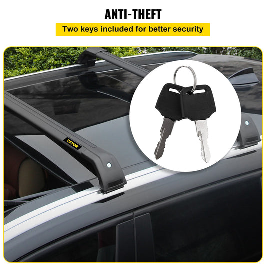 Heavy Duty Roof Rack Cross Bars for Hyundai Tucson 2016-2021, 150kg Capacity