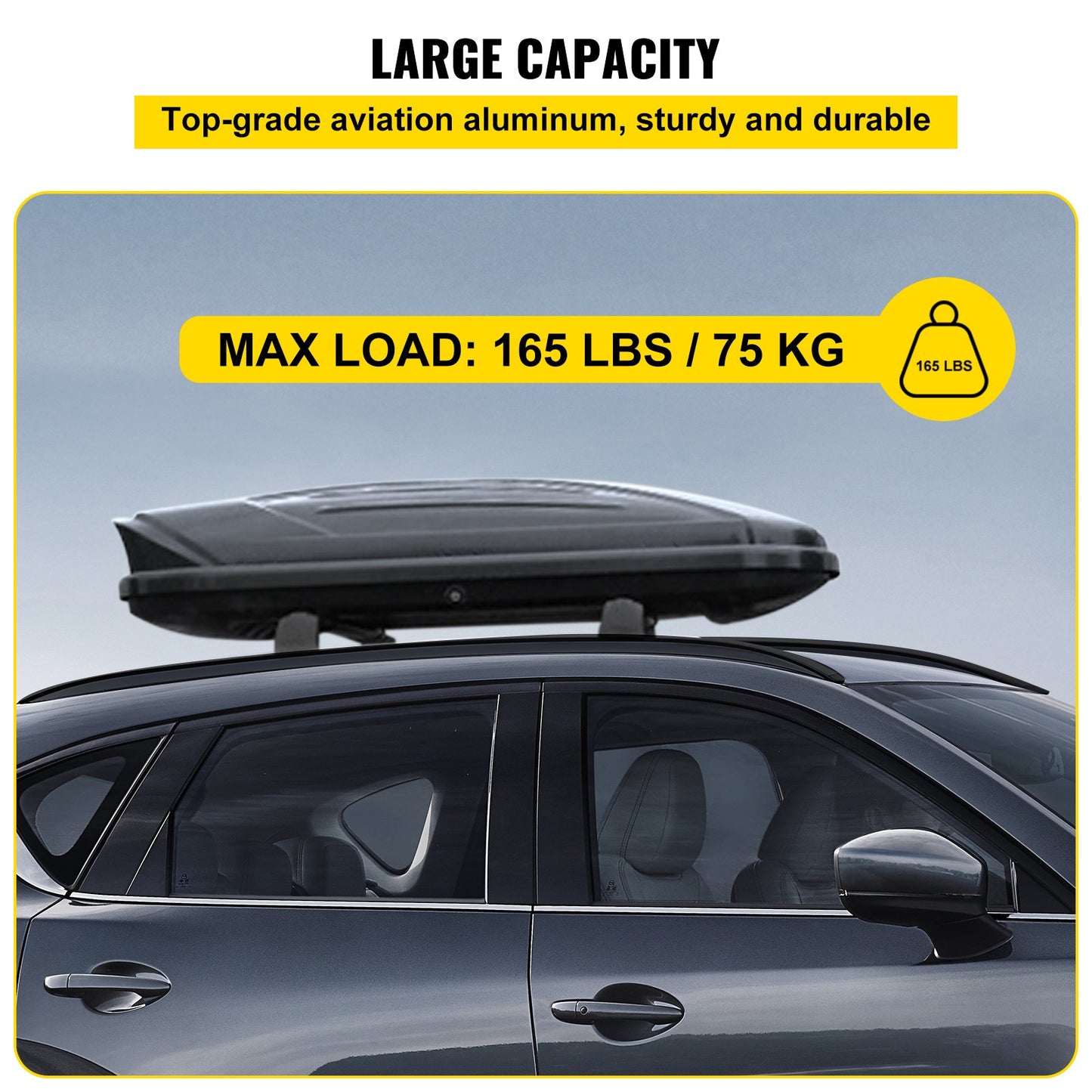 VEVOR Roof Rack Compatible with Mazda CX-5 CX5 2017 2018 2019 2021 4PCS Roof Rack