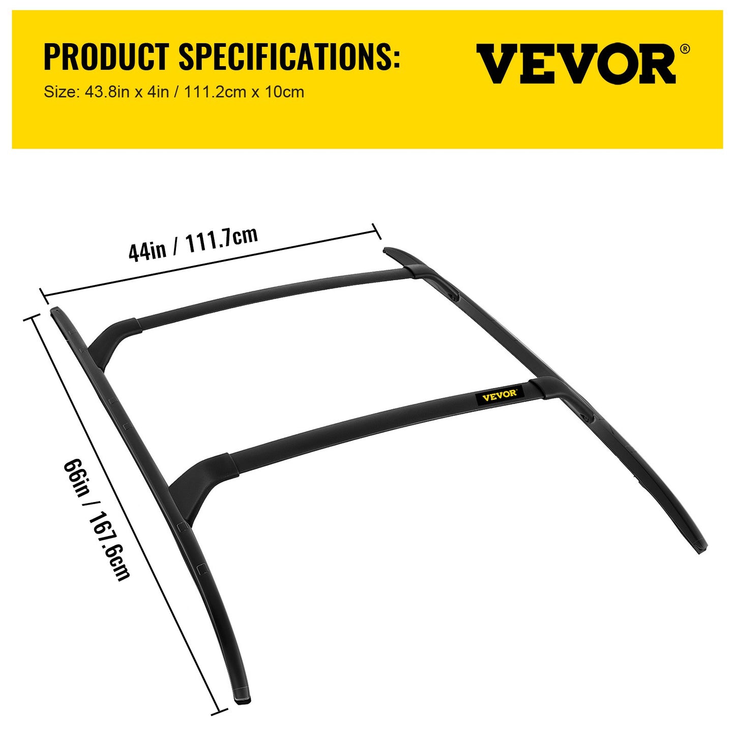 VEVOR Roof Rack Compatible with Mazda CX-5 CX5 2017 2018 2019 2021 4PCS Roof Rack
