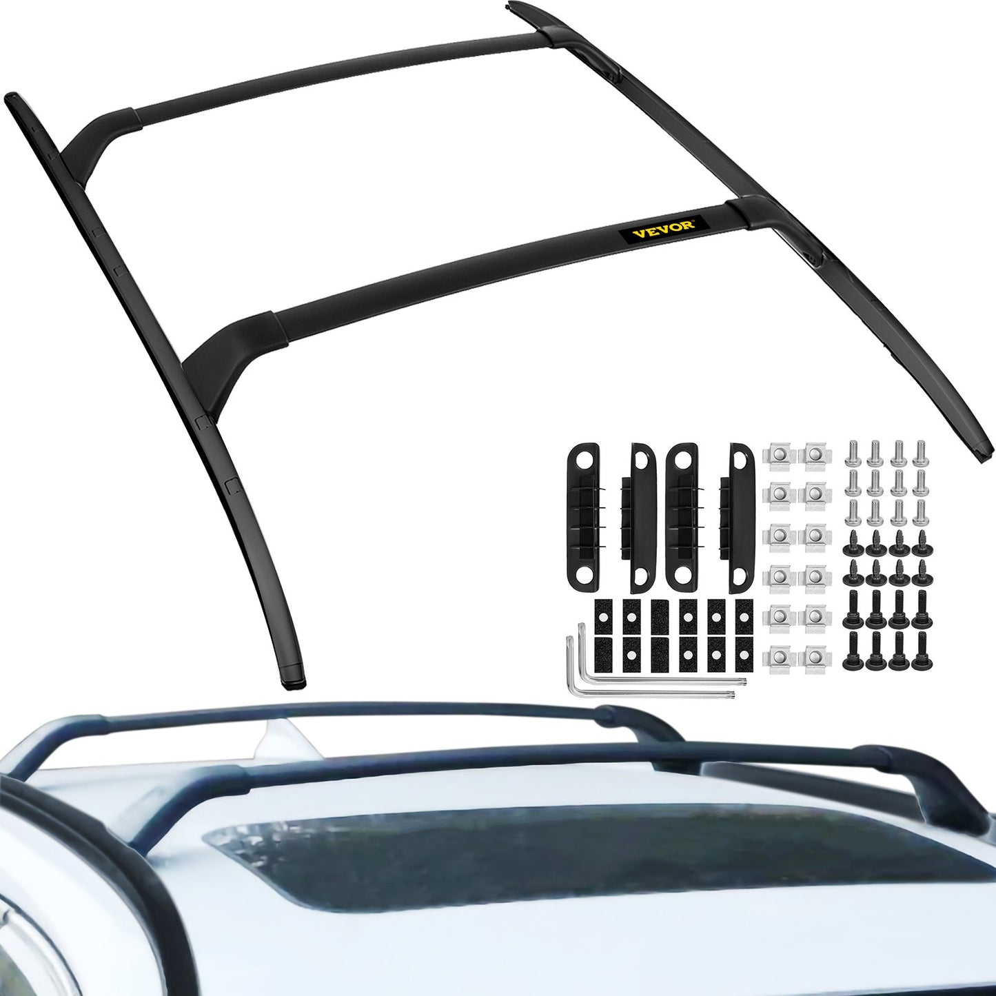 VEVOR Roof Rack Compatible with Mazda CX-5 CX5 2017 2018 2019 2021 4PCS Roof Rack