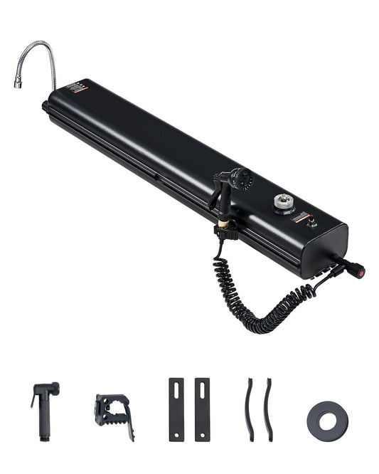 VEVOR 4.5 Gal Roof Rack Water Tank Portable Water Tank with Splash-Guard Panel
