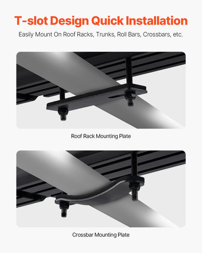 VEVOR 4 Gal Roof Rack Water Tank Portable Water Tank with Splash-Guard Panel