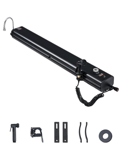 VEVOR 7 Gal Roof Rack Water Tank Portable Water Tank with Splash-Guard Panel