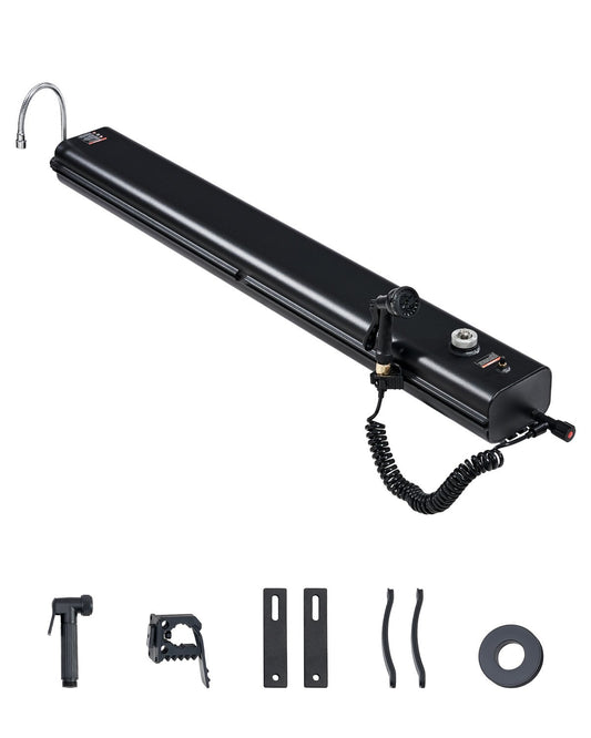 VEVOR 7 Gal Roof Rack Water Tank Portable Water Tank with Splash-Guard Panel