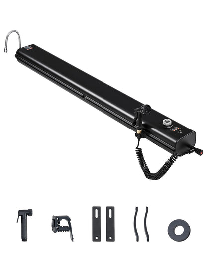 VEVOR 8 Gal Roof Rack Water Tank Portable Water Tank with Splash-Guard Panel