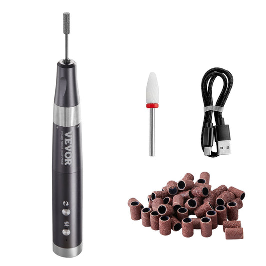 VEVOR Electric Cordless Nail Drill, 30,000RPM Variable-Speed Rechargeable Nail E