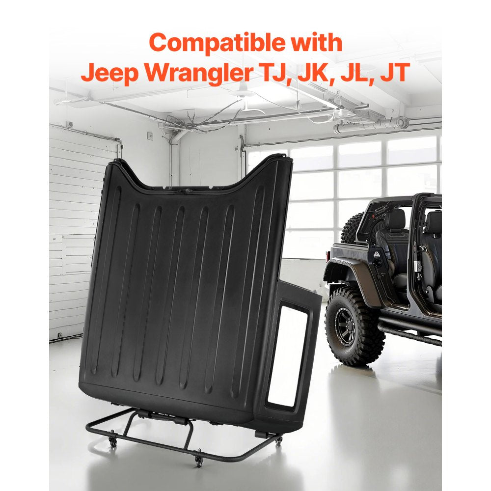 VEVOR Moveable Sturdy Hardtop Storage Cart for Jeep Wrangler TJ, JK, JL, JT