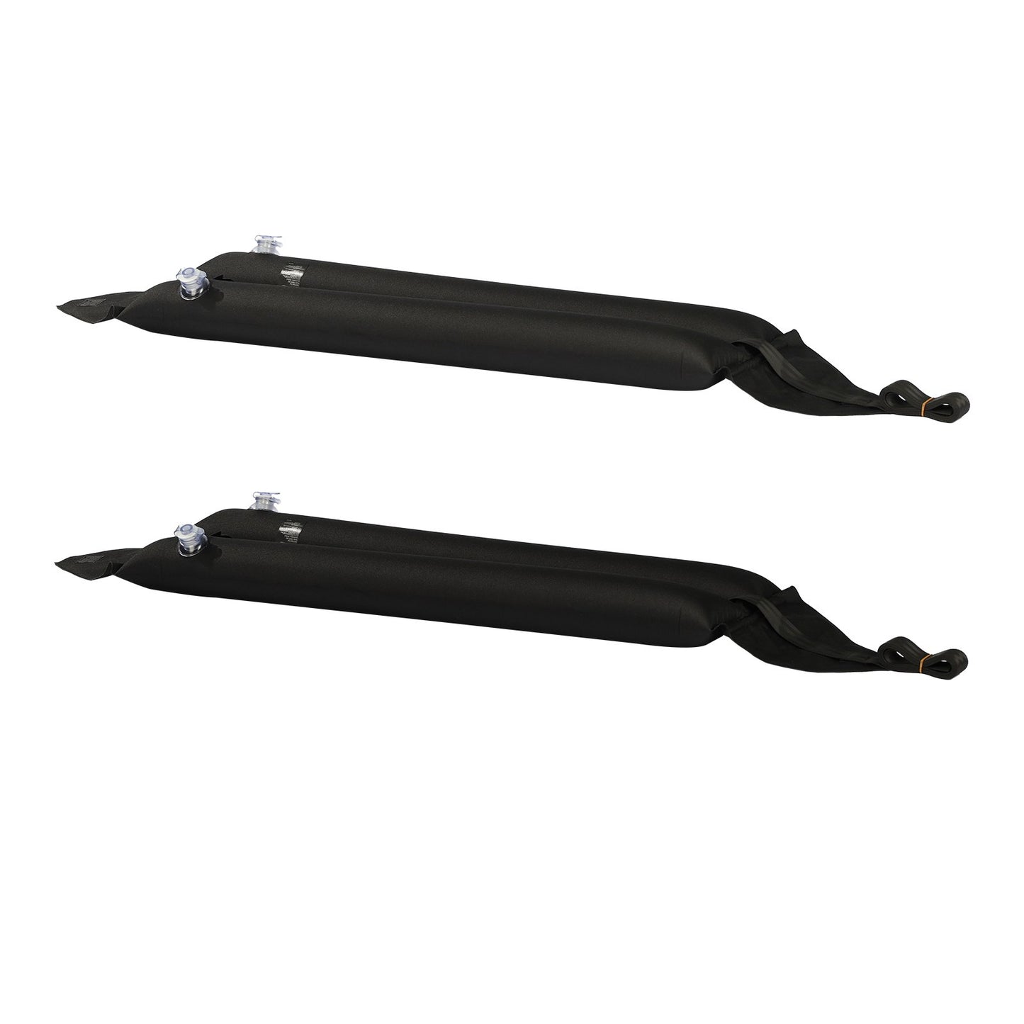Inflatable Soft Roof Rack Bars, 37.6-Inch Universal Car Roof Rack Pads, 88LBS Loading Luggage Kayak Carrier with 2 Tie-Down Straps & Ropes, Hand Air Pump, Storage Bag for Canoes Surfboards SUPs