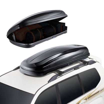 Universal 220L Rooftop Cargo Box for SUVs, Dual Side Opening, Anti-Theft Lock