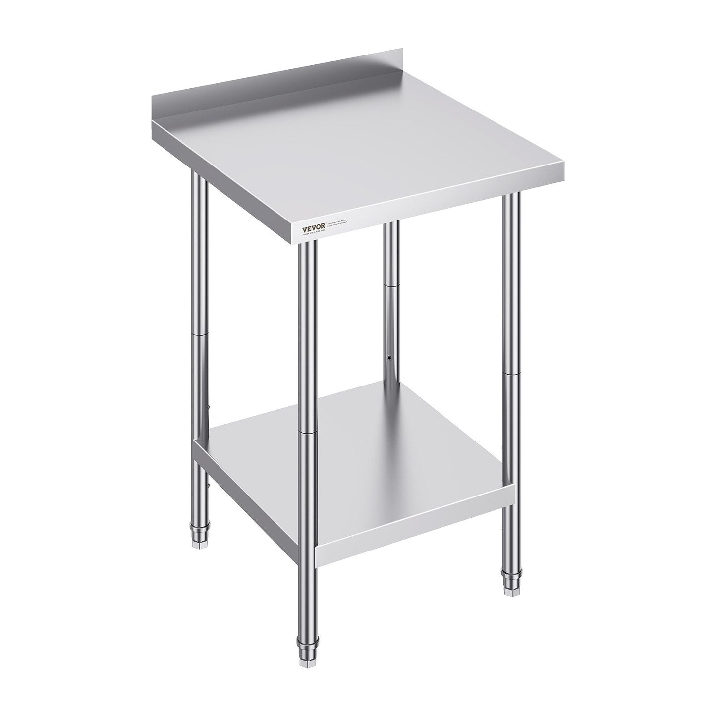 Stainless Steel Work Table: Adjustable Height for Kitchen & Restaurant Use