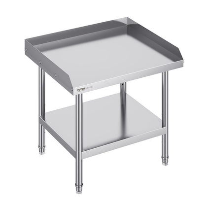 VEVOR Stainless Steel Work Table, 24 x 28 x 26 Inch Commercial Food Prep Worktable,