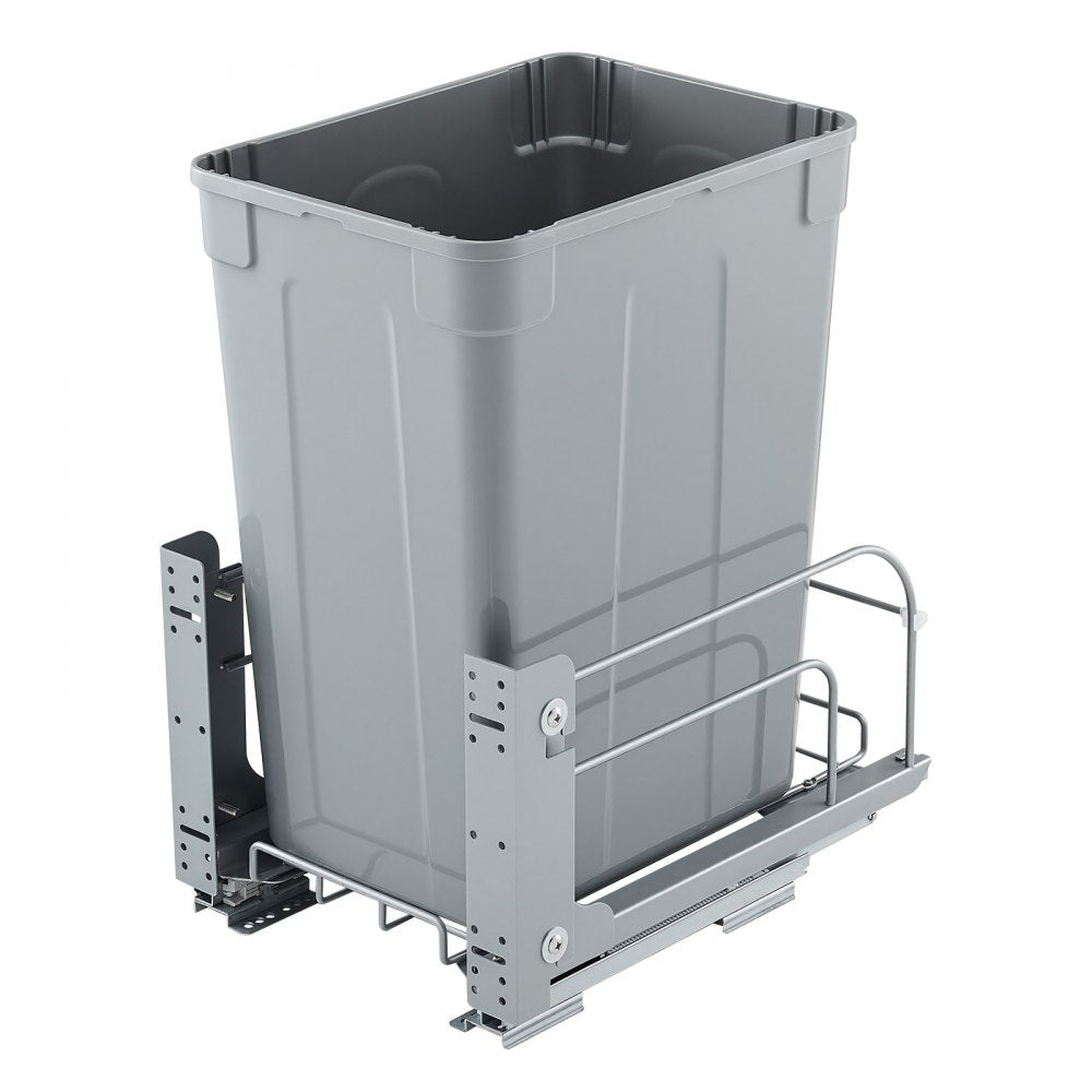VEVOR Pullout Waste Container Under Cabinet Kitchen Garbage Bin Trash Can