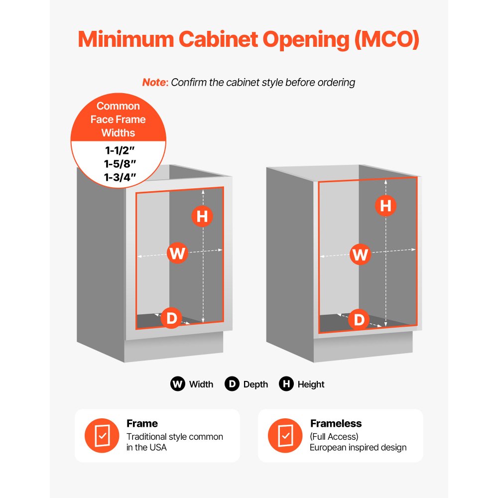 Double Pullout Waste Container Under Cabinet Kitchen Bin Trash Can