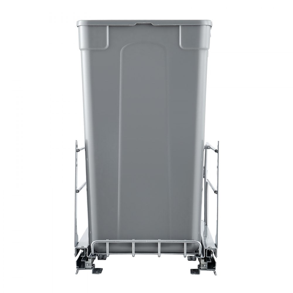 Double Pullout Waste Container Kitchen Trash Can Soft Close Grey 27QTx2