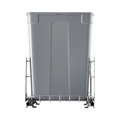 Double Pullout Waste Container Kitchen Trash Can Soft Close Grey 35QTx2