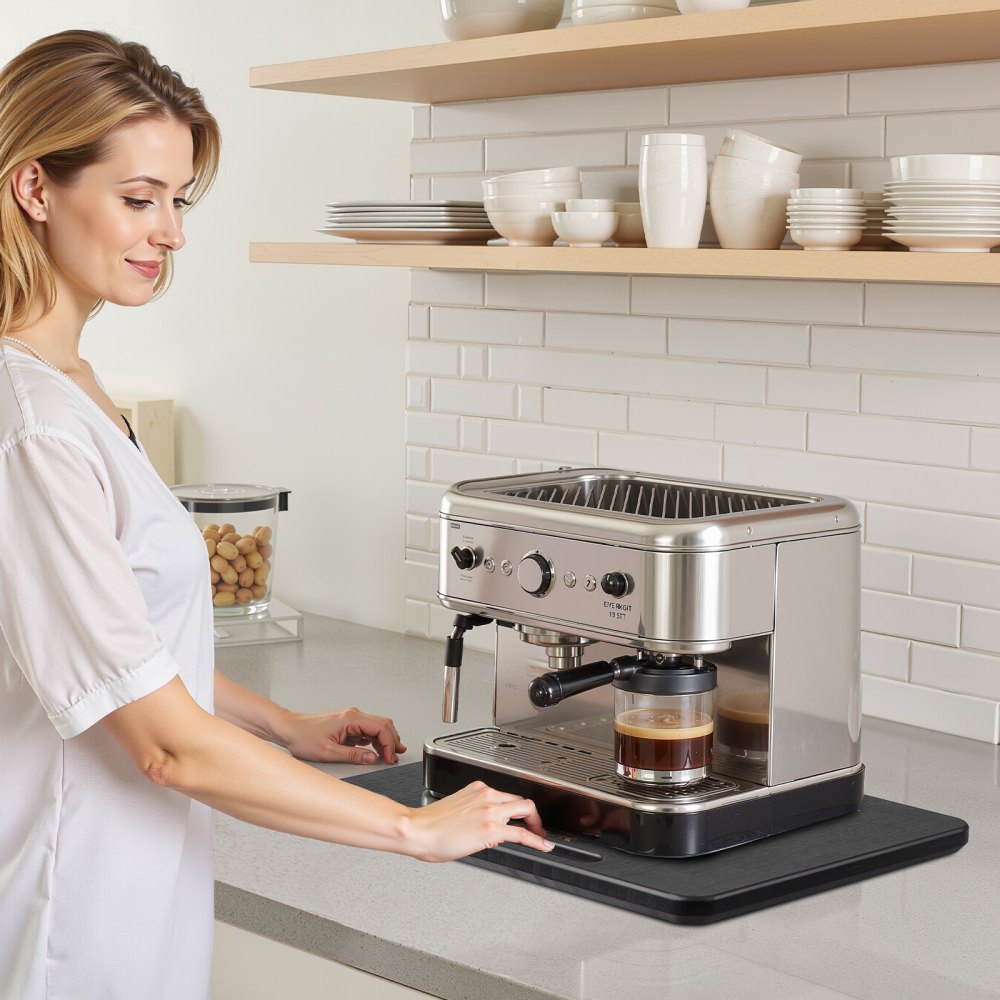 VEVOR Appliance Slider 330 x 406 x 21 mm Sliding Tray for Coffee Maker Black