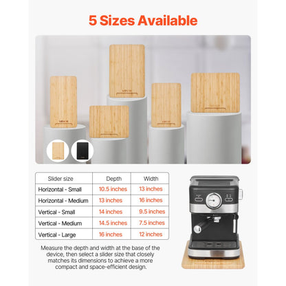 VEVOR Appliance Slider 14 x 9.5 in Sliding Tray for Kitchen Countertop
