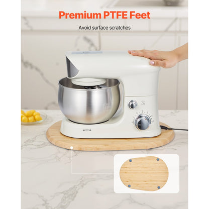 VEVOR Mixer Slider Oval 15.7 x 11.1-inch for Tilt Head 5.5-8 Qt Stand Mixer,399 x 282 x 23 mm
