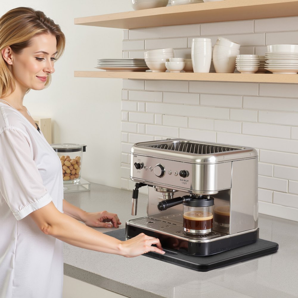 VEVOR Appliance Slider 267 x 330 x 21 mm Sliding Tray for Coffee Maker Black