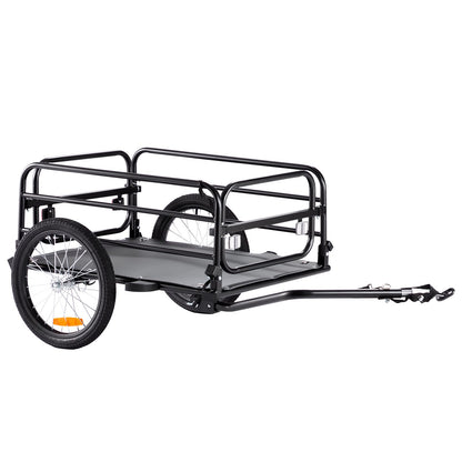 VEVOR Bike Cargo Trailer, 72.5 kg Load, Heavy-Duty Bicycle Wagon Cart, Foldable