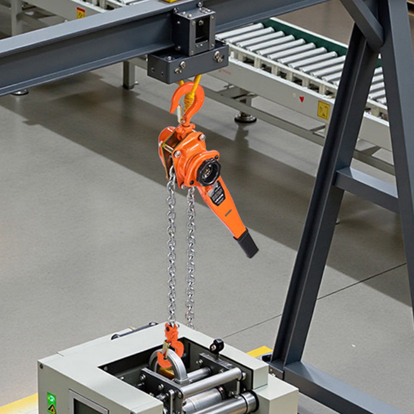 Manual Lever Chain Hoist, 3T 3000KG Capacity Heavy Duty Come Along, 6M Lift G80 Alloy Steel Chain With Dual Pawl Mechanical Brake, 360° Rotating Hooks, for Warehouse Construction Garage