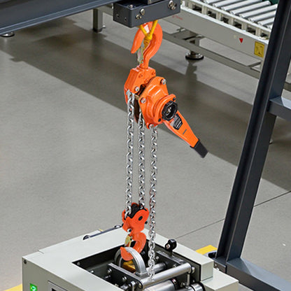 Manual Lever Chain Hoist, 6T 6000KG Capacity Heavy Duty Come Along, 3M Lift G80 Alloy Steel Chain With Dual Pawl Mechanical Brake, 360° Rotating Hooks, for Warehouse Construction Garage