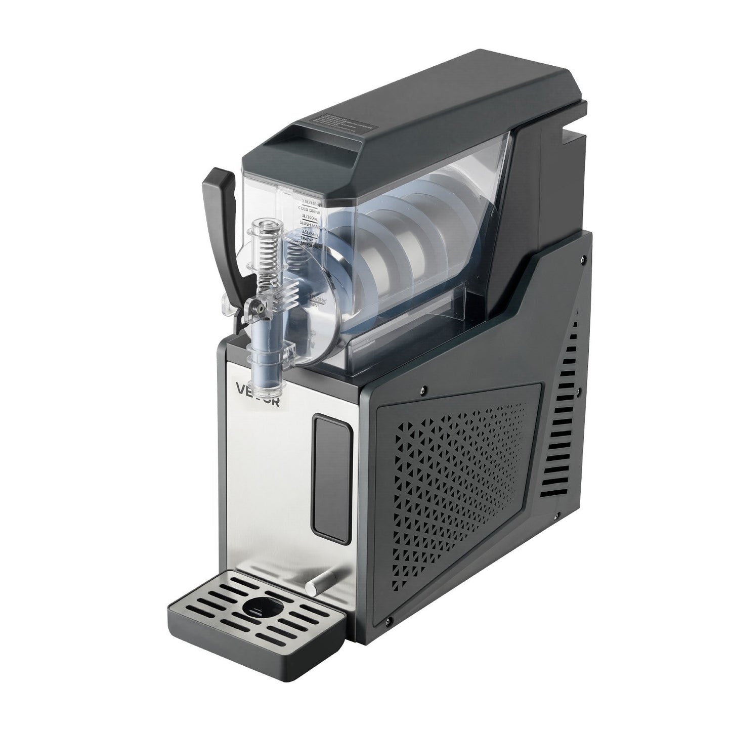 Slushie Machine, 4L/135oz No Ice Needed Slushy Machine for Home, Frozen Drink Maker with Single Tank, Margarita Machine with Self-Cleaning, for Frozen Margaritas, Frappés, Milkshake & More