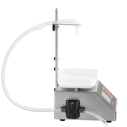 Liquid Filling Machine, 10-1000g Recommend Automatic Bottle Filler, for Water, Detergent, Oil, Premium Stainless Steel Body, Digital Weighing, Adjustable Stand, Memory Presets, Easy to Operate