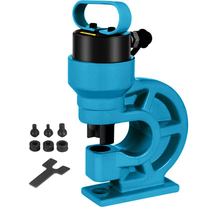 Hydraulic Hole Puncher, 31T Force, 95mm Throat, for Metal & Steel Plates