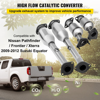 Nissan Exhaust Manifold & Catalytic Converter, 2005-2011, High Flow, EPA Certified