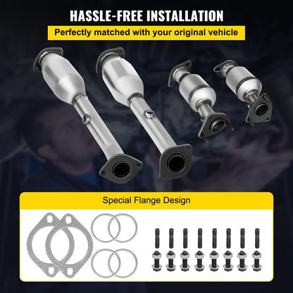 Nissan Exhaust Manifold & Catalytic Converter, 2005-2011, High Flow, EPA Certified