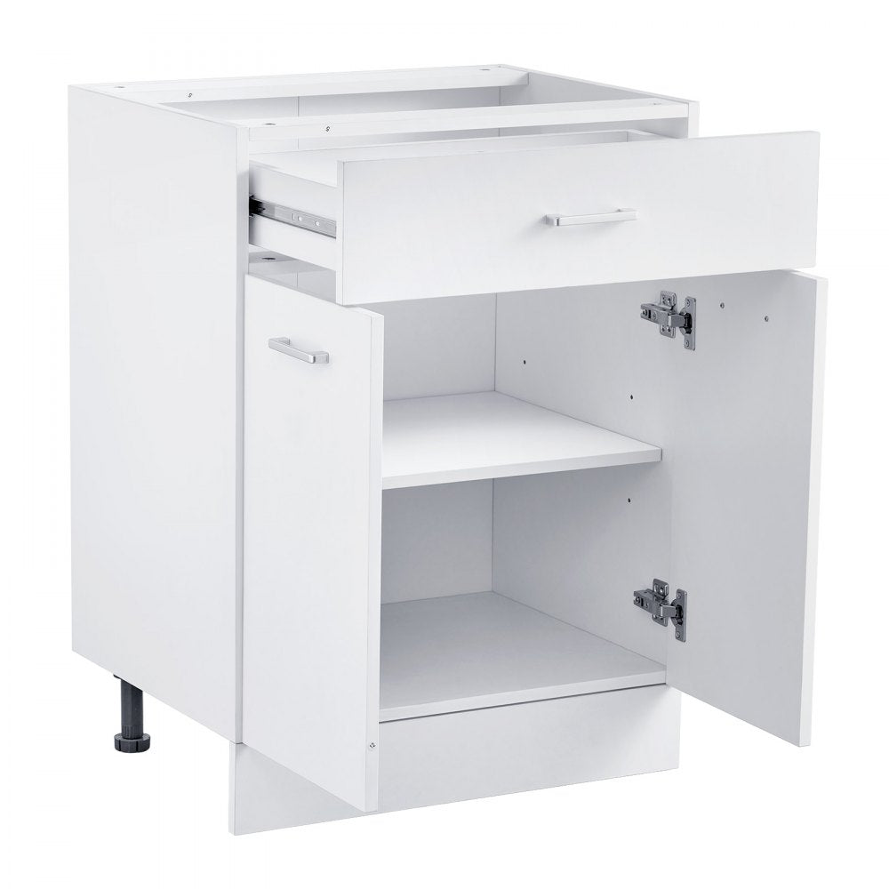 VEVOR Shaker Base Cabinet 60 W x 48 D x 82 H (cm) Ready to Assemble with Drawer