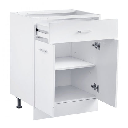 VEVOR Shaker Base Cabinet 60 W x 48 D x 82 H (cm) Ready to Assemble with Drawer